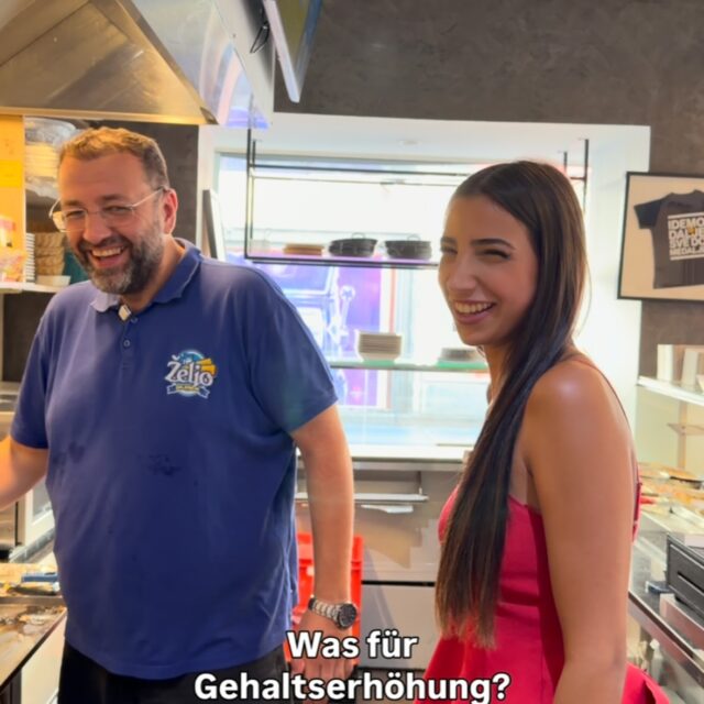 Er meinte dafür arbeite ich zu wenig😂 #zeljo #work #balkan #burek #vienna